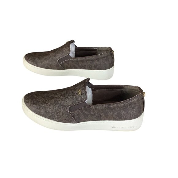 Michael Michael Kors Keaton Slip on Sneakers Women's Shoes Brown Size 7M - Picture 8 of 12